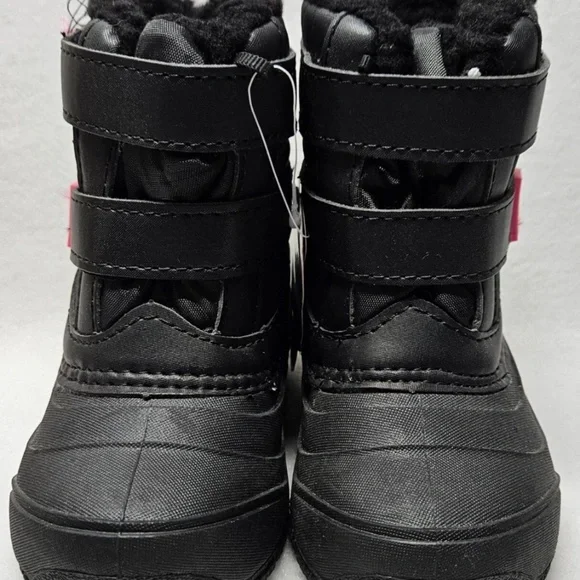 Wonder Nation Big Girls Black Winter Boots Temp Rating -5F Degrees Size 4 NWT - Picture 6 of 14